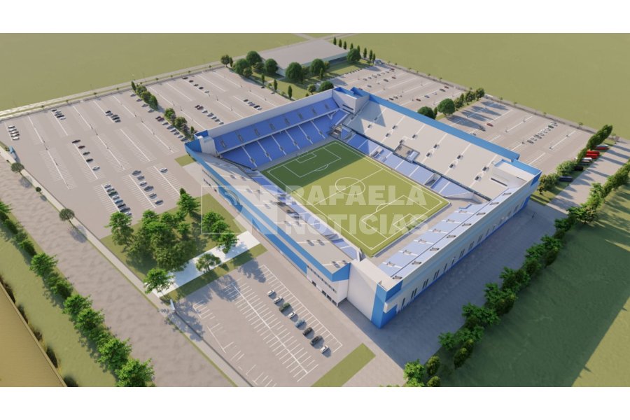 Vista general del proyecto del nuevo estadio.