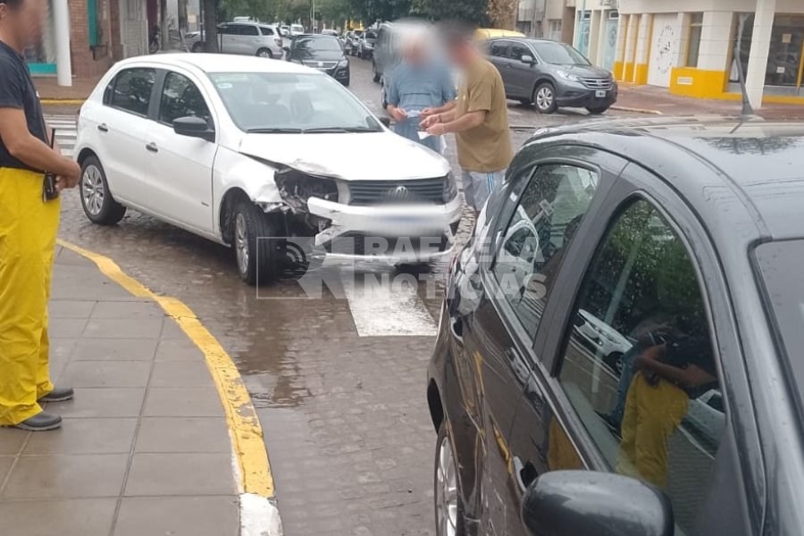 El choque ocurrido en G&Uuml;emes y Sarmiento