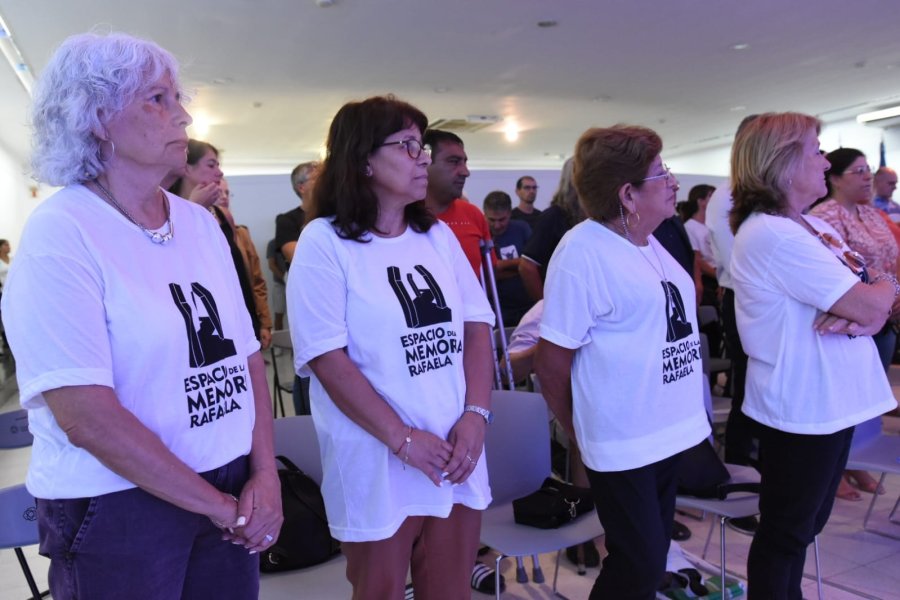 Representantes del Espacio de la Memoria.