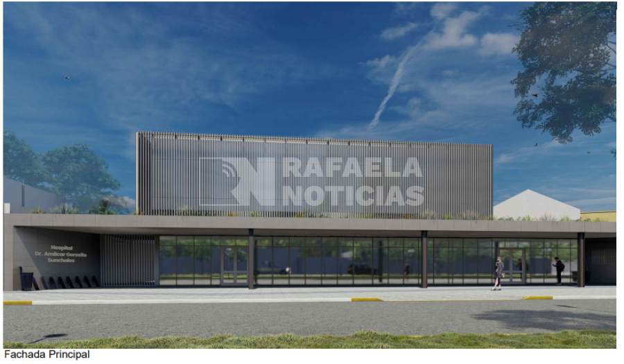 La fachada principal, seg&uacute;n los renders de presentaci&oacute;n.