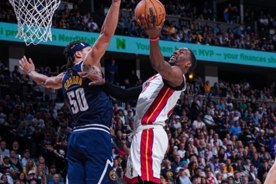 Los Heat se impusieron 111-108 ante los Nuggets
