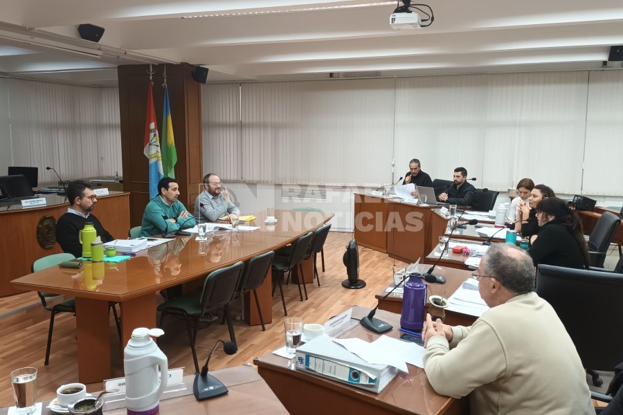 El fiscal Daniel Fruttero concurri&oacute; a la reuni&oacute;n de comisi&oacute;n en el Concejo.