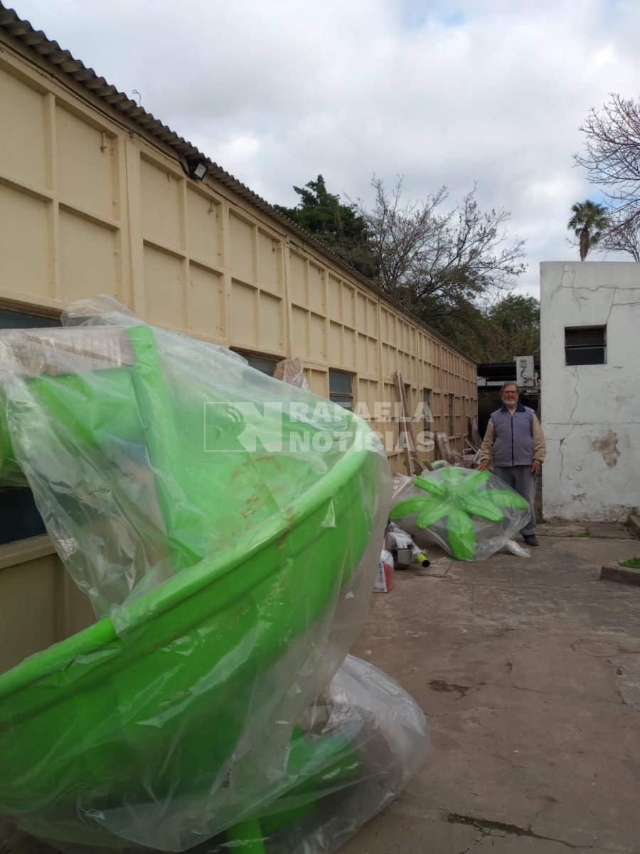 Llegaron juegos nuevos para la Plaza de la Bandera.