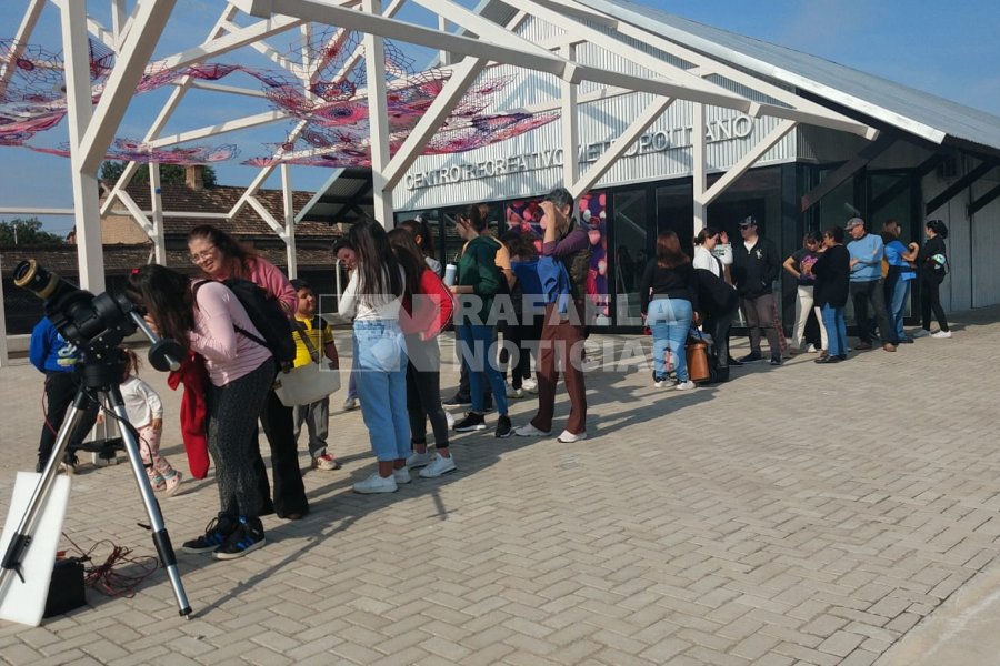 Jornada de observaci&oacute;n del Sol en Rafaela.