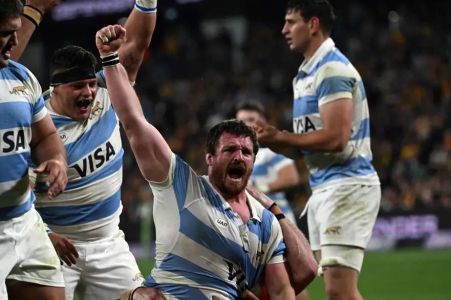 MONTOYA CELEBRA SU TRY. LOS PUMAS GANARON EN AUSTRALIA