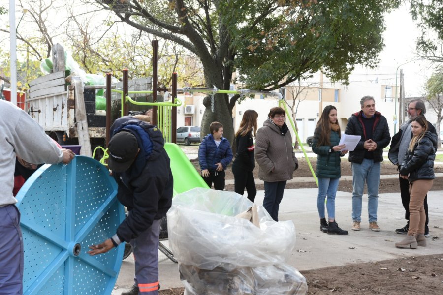 Una vez que culminen los trabajos, ser&aacute; la primera plaza inclusiva del sector oeste.