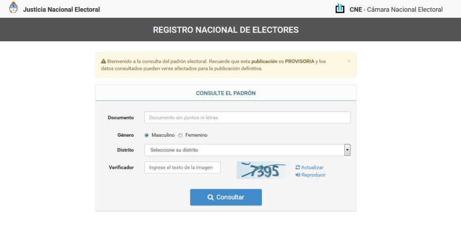 Los votantes deben consultar el padr&oacute;n electoral para saber d&oacute;nde votar