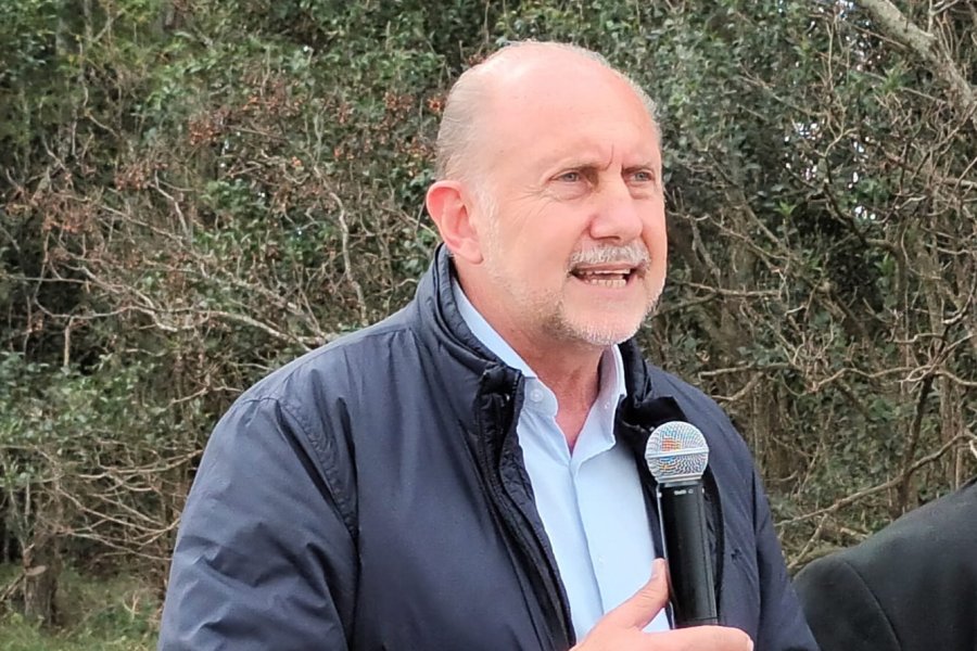 Perotti estuvo en la regi&oacute;n, recorriendo diferentes obras que su administraci&oacute;n lleva adelante
