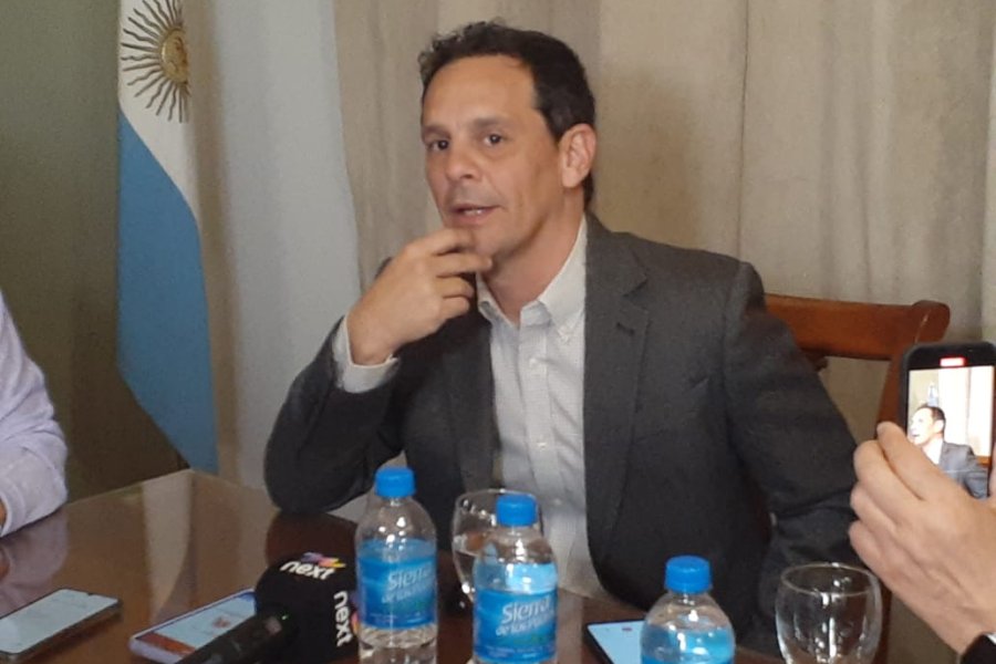 Spotorno estuvo acompa&ntilde;ado de la Presidente de la SRR Norma Bessone