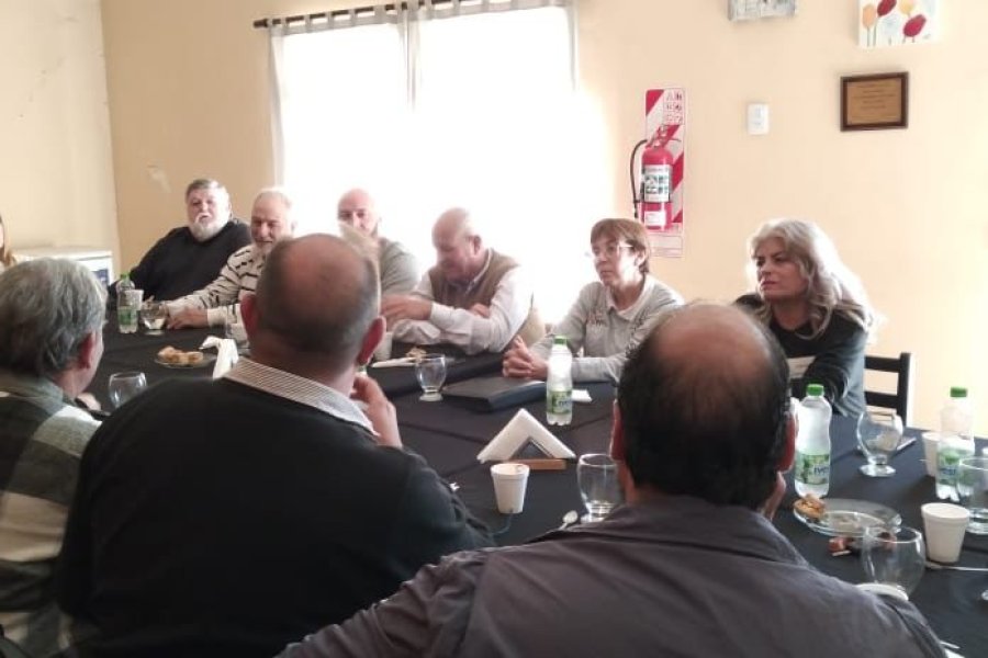 El encuentro fue en la previa al encuentro de la Mesa Territorial del SEOM
