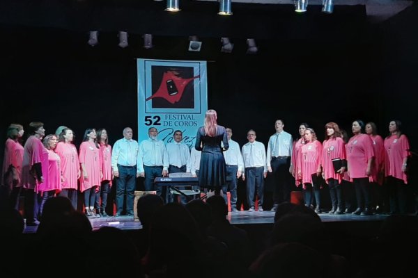 Los Coros Municipales actuaron en el 52° Festival Coral Internacional de Gálvez