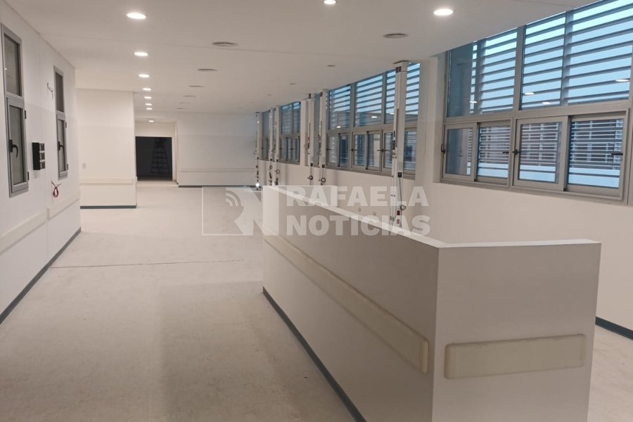 Unas de las &aacute;reas ya finalizadas del nuevo Hospital.