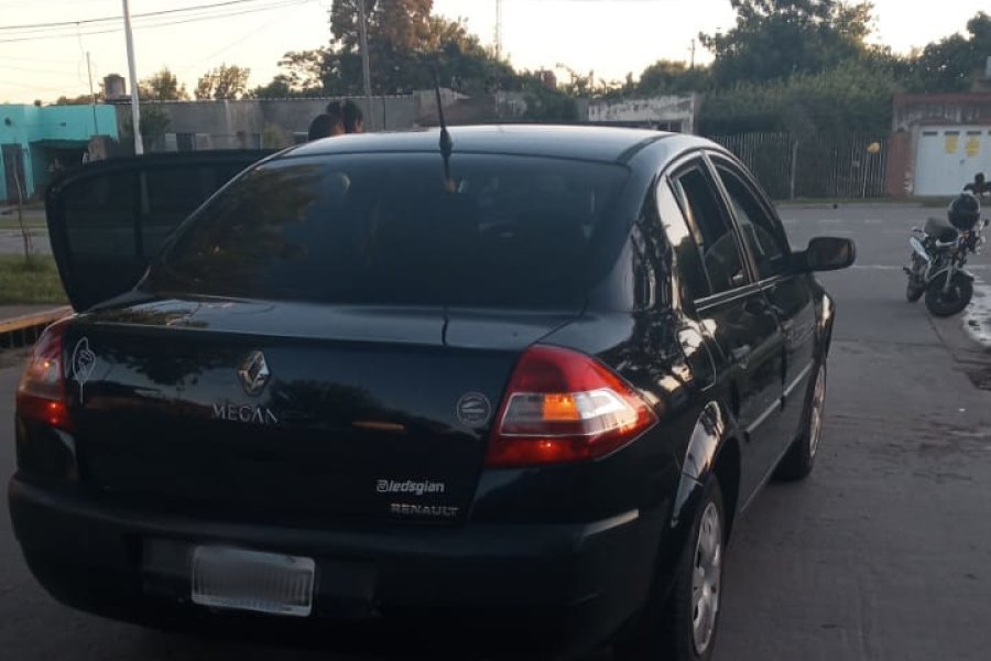 El automovil involucrado en unos de los siniestros.