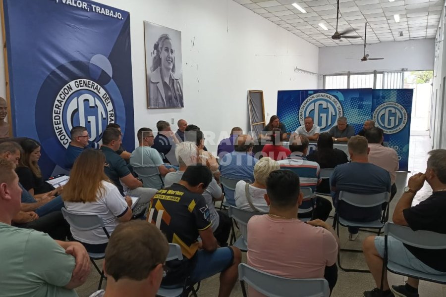 Plenario de secretarios generales de la CGT Rafaela.