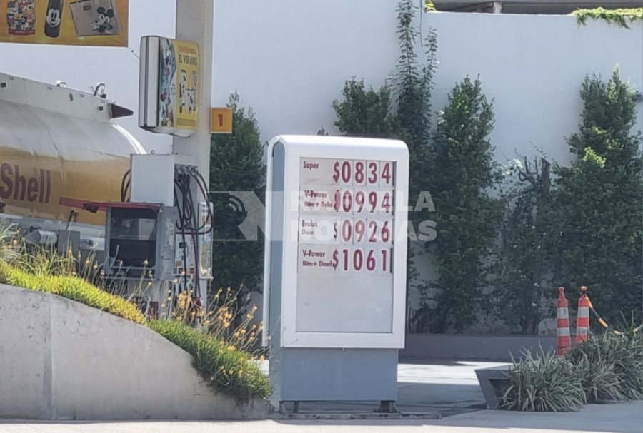 La cartelera de Shell, en la ma&ntilde;ana de este mi&eacute;rcoles.