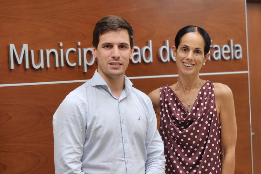 Rodriguez Mes&oacute;n junto a Viotti.
