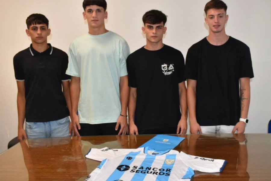 Enzo Wuattier, Gino Alessio, Joel Bonifacio y Mat&iacute;as Ojeda