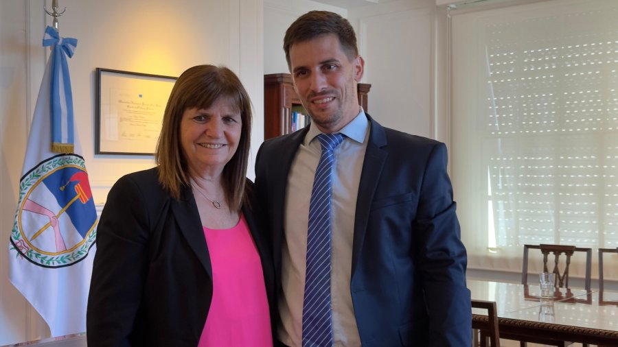 Viotti junto a Bullrich, en Buenos Aires