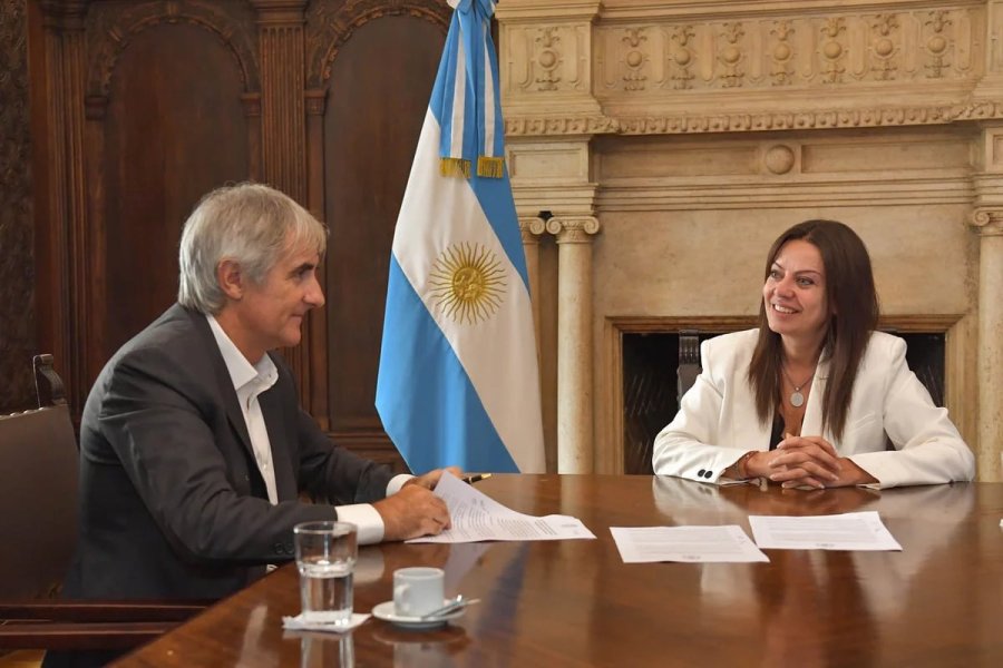La ministra Pettovello con C&aacute;ritas Argentina
