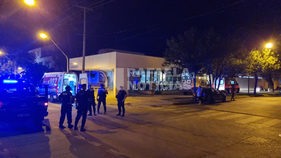 Operativo para recibir a los heridos en el hospital de Rafaela.