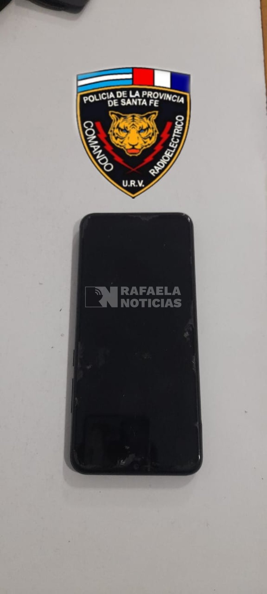 Celular recuperado.