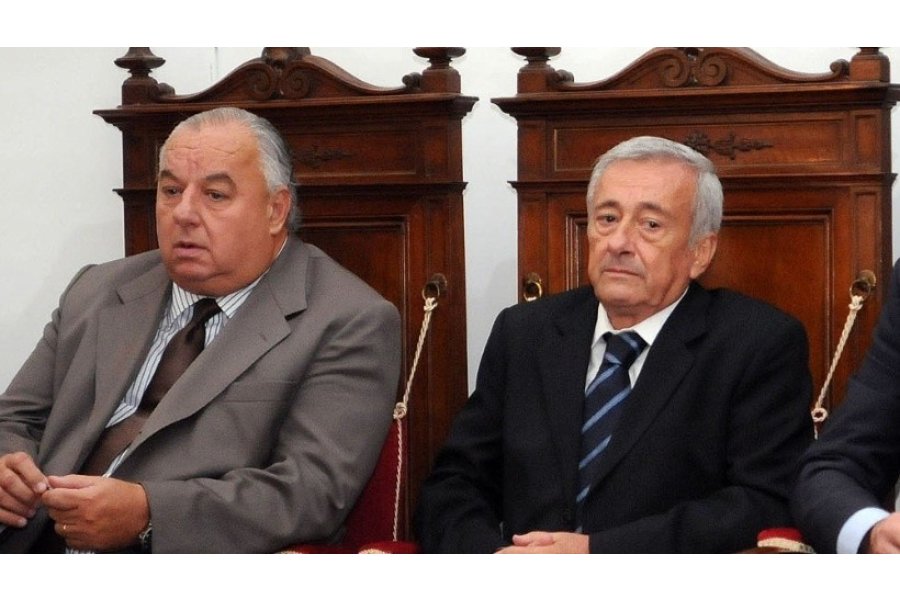 Rafael Guti&eacute;rrez y Mario Netri, integrantes de la Corte Suprema provincial.