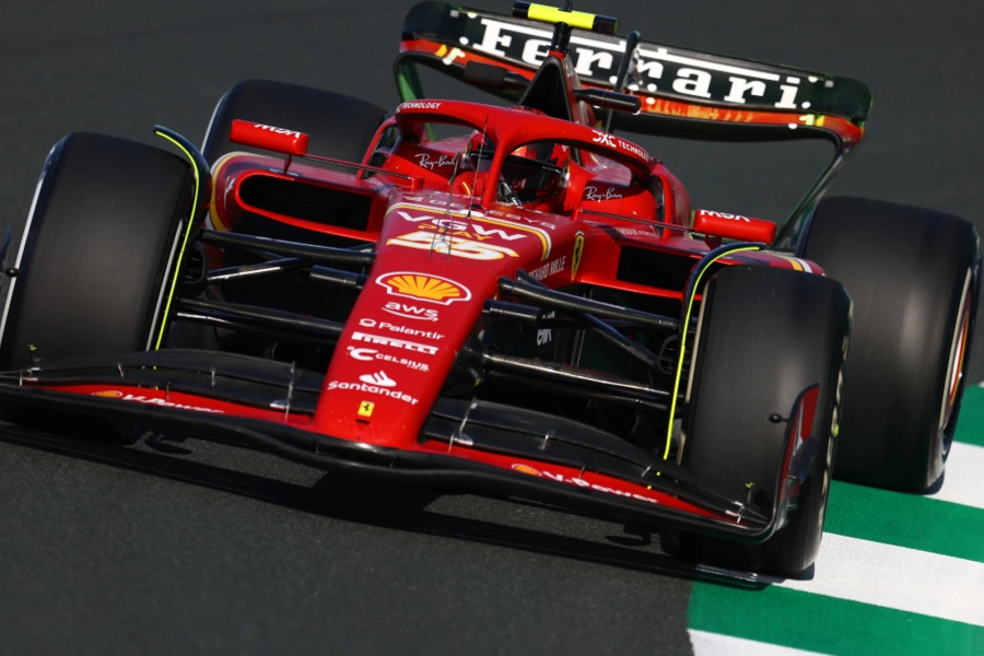 Baja en el equipo Ferrari.