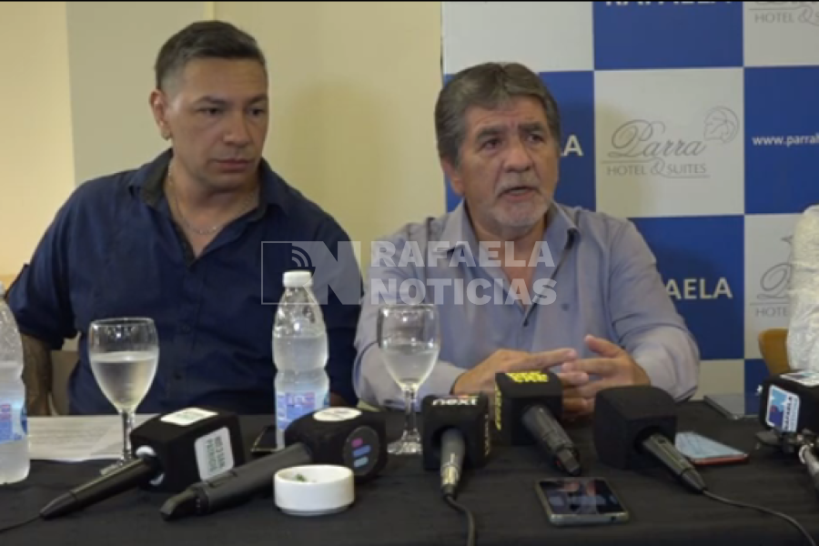 Diego Ibarra e Ignacio Monz&oacute;n, secretarios generales del SEOM y el SITRAM respectivamente.