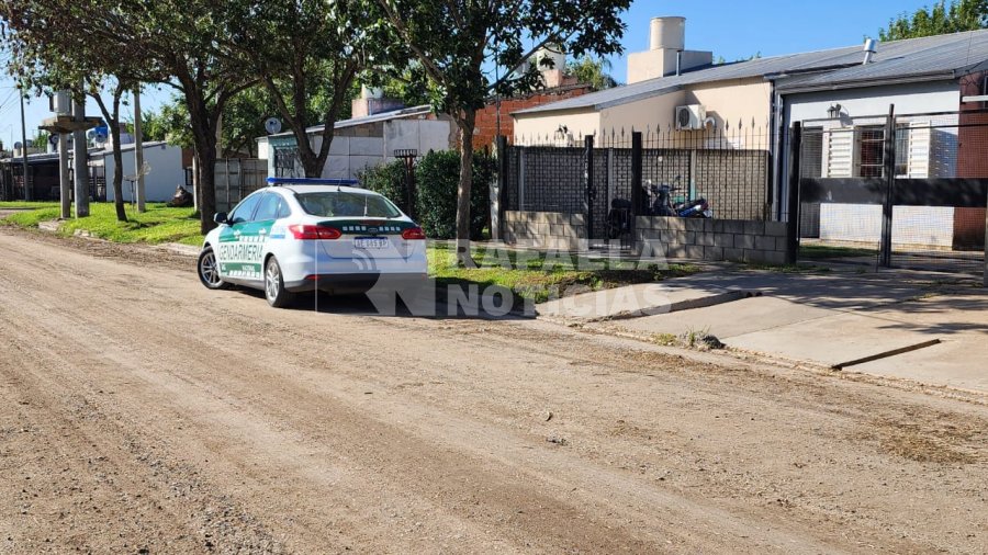 Uno de los tantos allanamientos se realiz&oacute; en calle Corti al