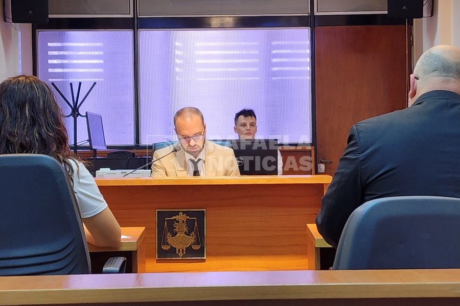 El Juez Dr. Stegmayer presidi&oacute; la audiencia.