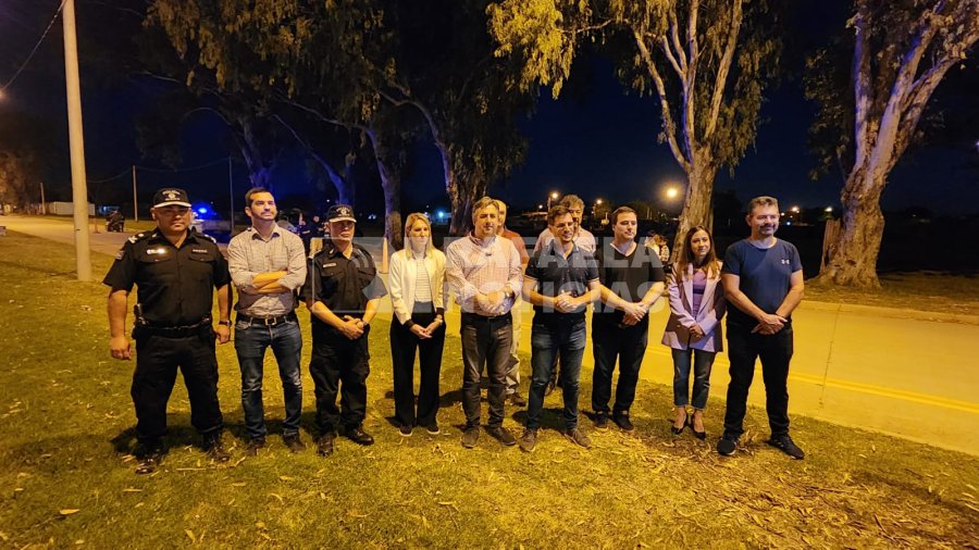 Junto con los jefes de la Unidad Regional Vta.