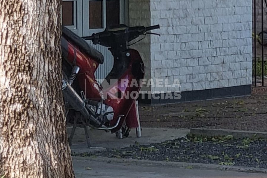 As&iacute; qued&oacute; la moto.