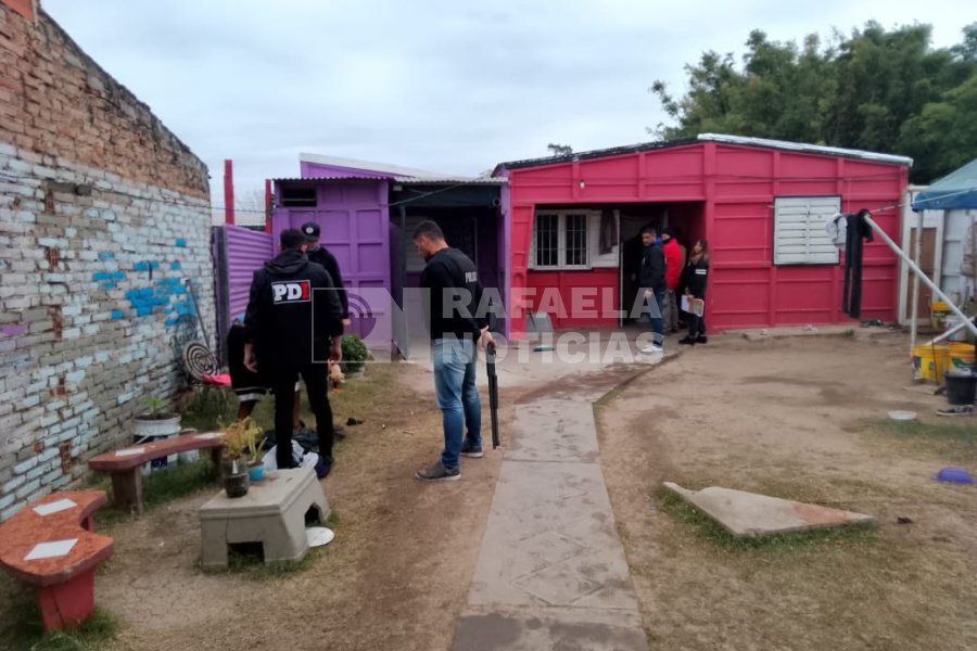 Uno de los allanamientos realizados por la PDI.