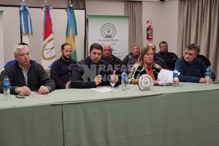 Pedro Rostagno, Leonardo Alassia y Romina Romero, en la mesa que presidi&oacute; el encuentro.