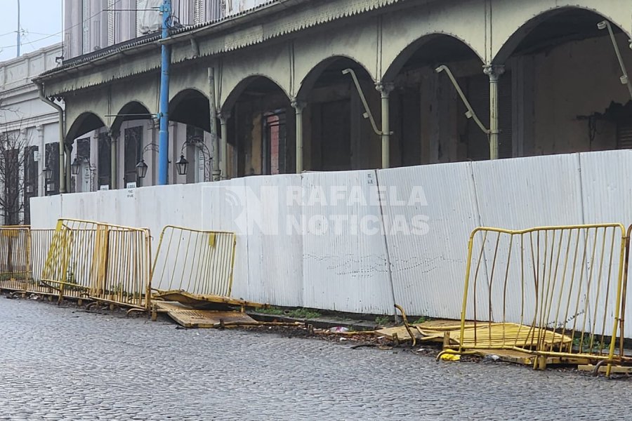 As&iacute; qued&oacute; el sector de paso peatonal.