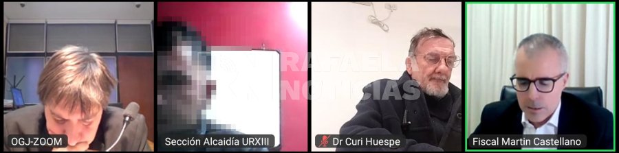 La audiencia se realiz&oacute; v&iacute;a Zoom.