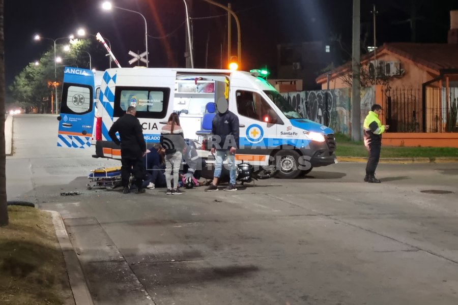 El siniestro vial se produjo cerca de las 20 de este martes.