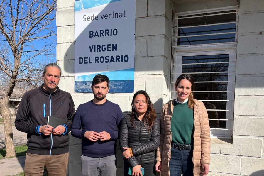 Los concejales del PJ se reunieron con las autoridades vecinales de barrio Virgen del Rosario