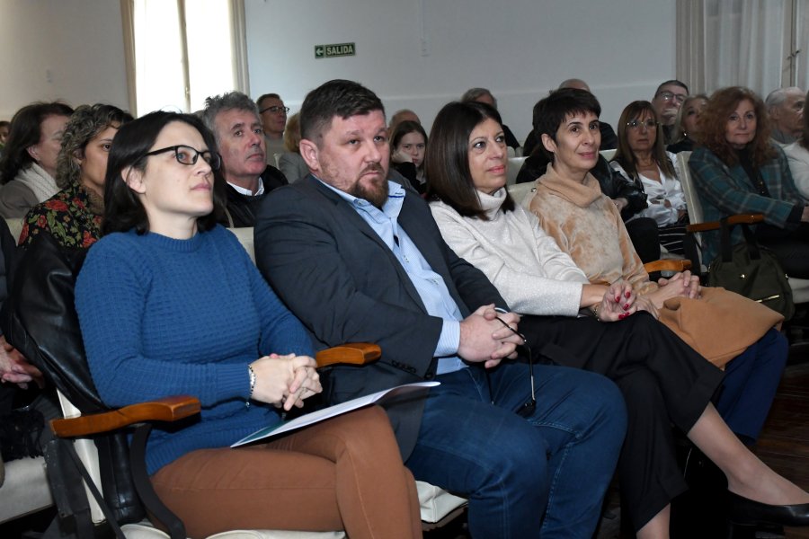 Clara Garc&iacute;a y Pablo Pinotti en el Encuentro de Mujeres L&iacute;deres