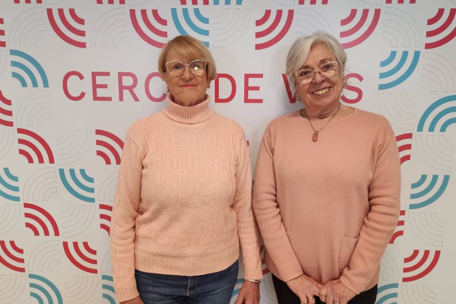 Ester Imwinkelried y M&oacute;nica V&eacute;liz