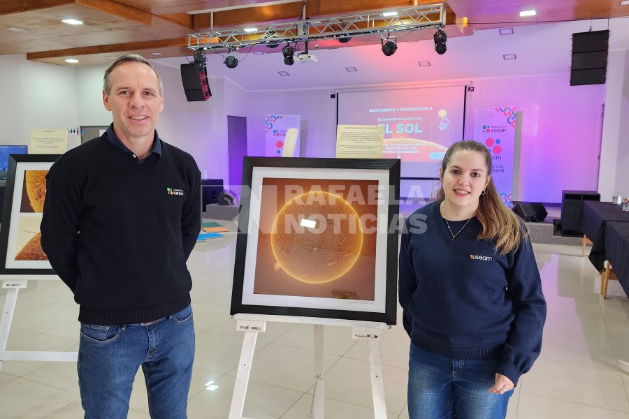 Pablo Pettinatti y Bel&eacute;n Di Donato, colaboradores de la Fundaci&oacute;n SEOM