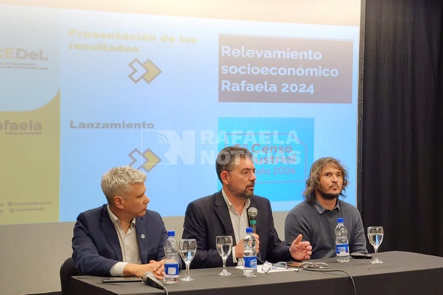 Mauricio Rizzotto, Germ&aacute;n Bottero y Mario Garrappa, durante la presentaci&oacute;n de este lunes.