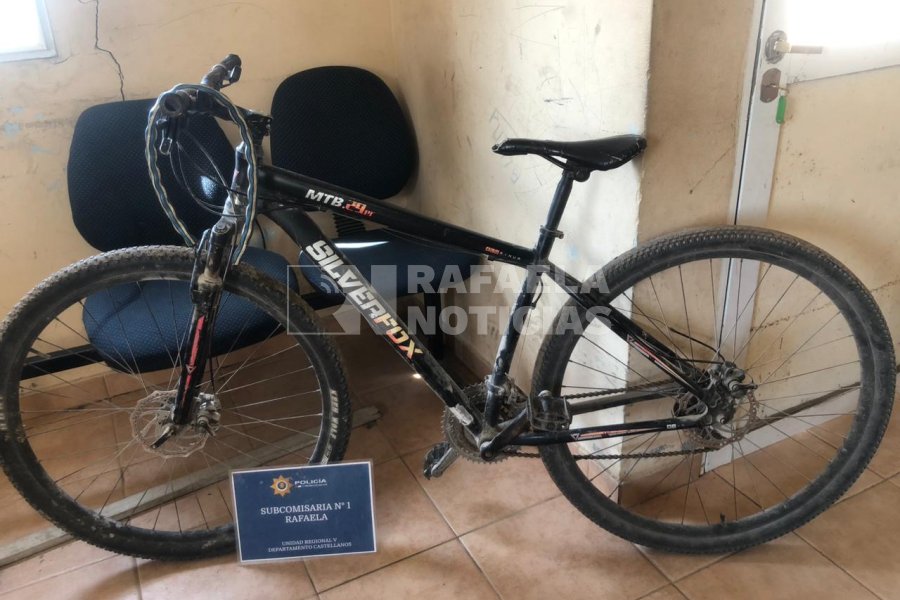 La bicicleta recuperada.