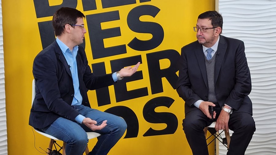 Viotti visit&oacute; los estudios de Rafaela Noticias/Bien Despiertos