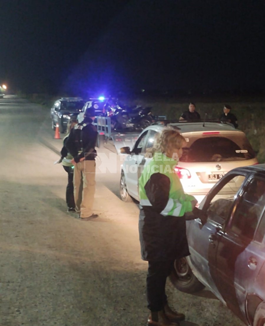 Protecci&oacute;n Vial y la GUR formaron parte del operativo.