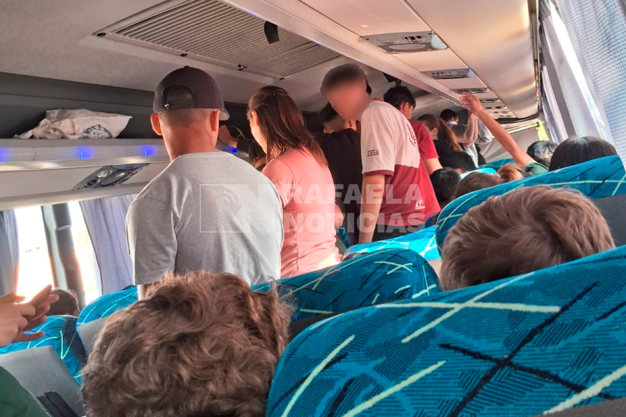 Foto que un lector de Rafaela Noticias hizo llegar a este medio
