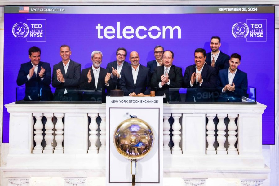 Telecom Argentina celebra el 30&deg; aniversario de su cotizaci&oacute;n en la Bolsa de Nueva York