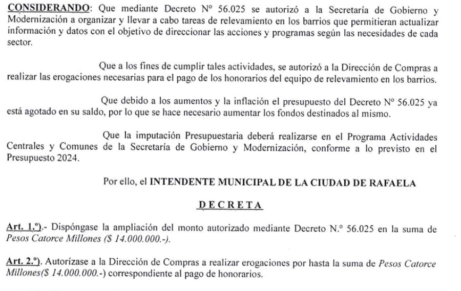 El decreto que apareci&oacute; en el Bolet&iacute;n Oficial.