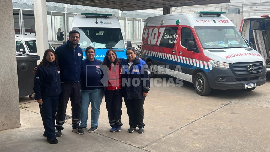 Personal del 107 colabor&oacute; en el traslado
