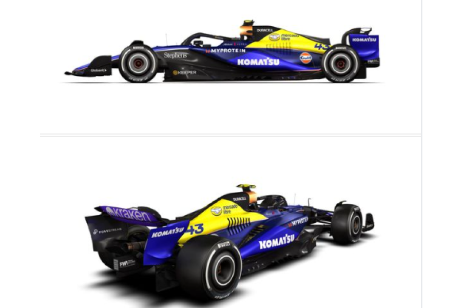 El Williams de Colapinto para correr en M&eacute;xico y Brasil.